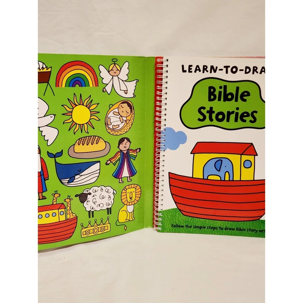 My First Learn to Draw Bible Stories Dry Erase Activity Book Reusable Book
